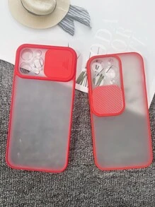 拼接支架拖鞋相機套iPhone手機殼 - 紅色 - 查看 7