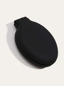 Cepillo de pelo y espejo 2 en 1 - Negro - Ver 3