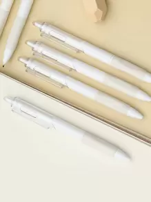 6入組圓珠筆套裝 - 白色 - 查看 2