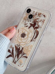 透明TPU手机壳，花边边框，刻有英文文字，兼容 17/17 Pro/ AIR/17 Pro Max/16/16 Pro/16 Plus/16 Pro Max/15 Pro Max/15/15 Pro/15 Plus/11/12/13/14/Mini - 彩色 - 查看 7