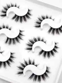 9 pares de pestañas postizas completas cola alargada 16mm pestañas voluminizadas pestañas postizas,pestañas pestans extensiones de pestañas
