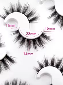 9 pares de pestañas postizas completas cola alargada 16mm pestañas voluminizadas pestañas postizas,pestañas pestans extensiones de pestañas
