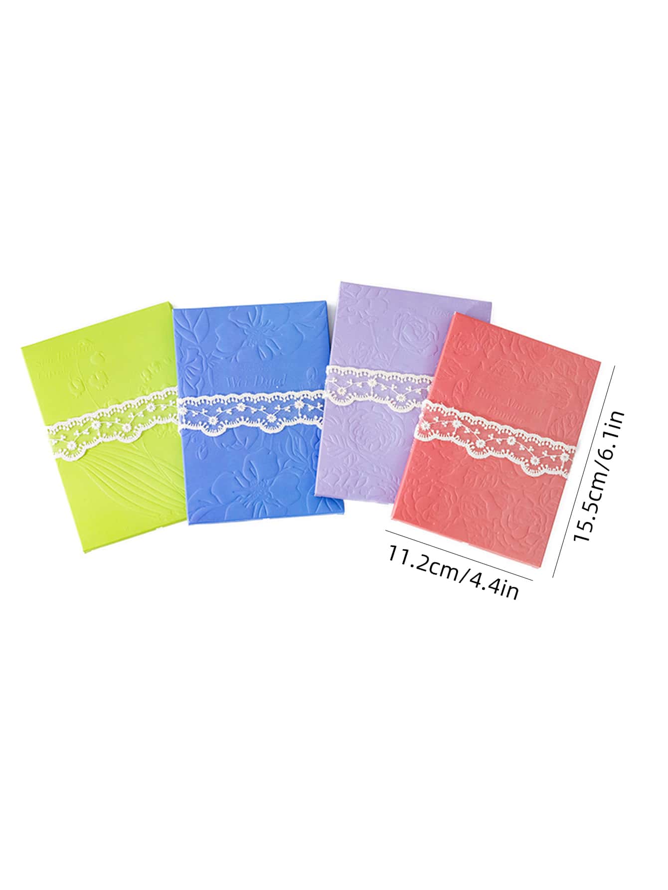 MO.CARD 20 piezas Papel material flor en relieve al azar - Multicolor - Añade 3