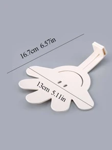 2pcs Hand Shaped Cling Film Holder, Creative Plastic Wrap Fixer Rack For Kitchen