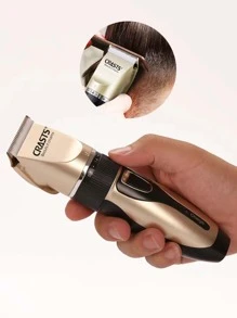 Men Electric Beard Trimmer - Gold - View 6