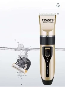 Men Electric Beard Trimmer - Gold - View 5