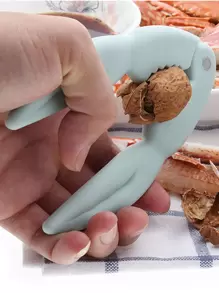 1pc Random Color Walnut Cracker, Nut Clip, Kitchen Supplies, Crab Sheller, Crab Tool - Multicolor - View 3