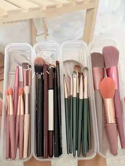 SHEIN 1 caixa de armazenamento de pincéis de maquiagem portátil aleatória, quarto, casa, quarto, banheiro, casa, quarto rosa, decoração de sala de estar, coisas de viagem, sacola de presente, presentes para mãe, pai, homens, amigos, professor, aniversário, casamento, mesa, prateleiras, acessórios, caixas de presente, presente engraçado, armazenamento, bolsa porta-pincéis de maquiagem, decoração de quarto, bolsas, bolsa de maquiagem, penteadeira, viagem, bolsa de maquiagem, itens essenciais de viagem, organizador, armazenamento, itens essenciais de viagem, organizador de maquiagem, bolsas de maquiagem, organizador de maquiagem, organizador, bolsa de higiene pessoal, organizador de mesa, bolsa de cosméticos, bolsa de maquiagem, organização de maquiagem, acessórios de vaidade, bolsa de maquiagem, bolsas de maquiagem, caixa de joias, bolsa, porta-pincéis de maquiagem, porta-pincéis, organizador de perfume, bolsa de bolsa