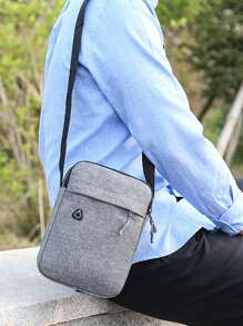 Học sinh trung học sinh năm nhất đại học túi đeo vai đa năng túi thường ngày túi vuông mini cho nam, túi xách cặp đi học để đi du lịch, đại học, ngoài trời, thể thao, bố đựng sách trở lại trường túi đeo chéo ký túc xá đa năng cho nam túi đeo chéo túi đeo hông đồ dùng học tập túi đeo chéo mùa thu cho nam túi hình trụ tiền cũ quà tặng Halloween Giáng sinh cho nam túi Scream Men cho nam mùa đông - Xám - Xem 7