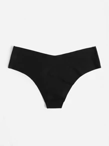 Plus Plain Simple Panty - Black - View 2