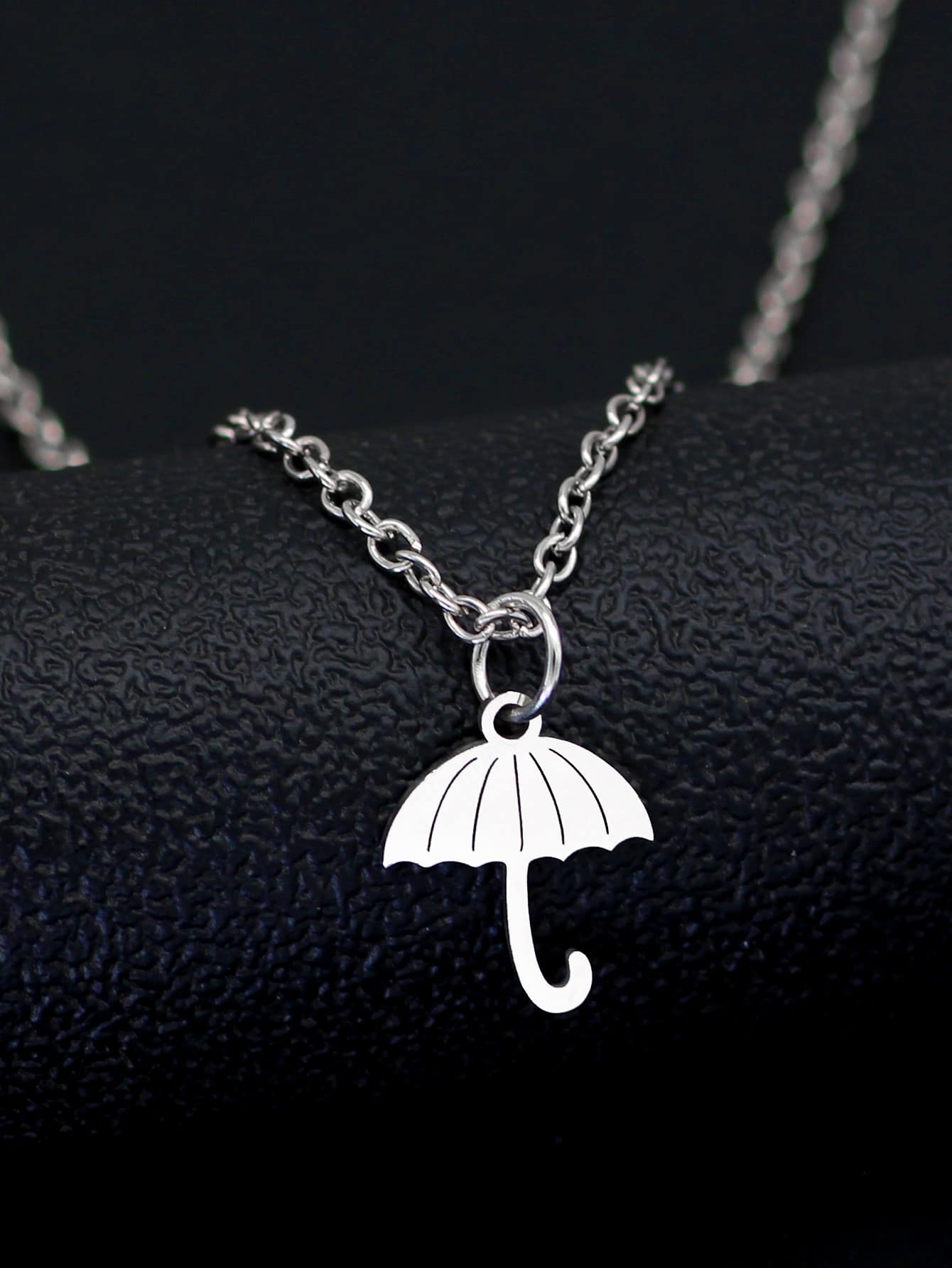 男士雨傘吊墜項鍊