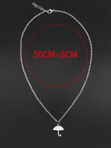 男士雨傘吊墜項鍊