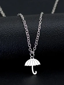 男士雨傘吊墜項鍊