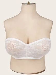 1 Pair Plus Size Silicone Round Nipple Covers - Apricot - View 2