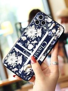 花卉圖案手機外殼帶腕帶支架 - 彩色 - 查看 5