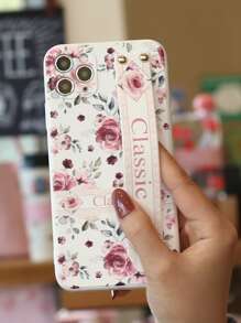 Husă Florală pentru Telefon Cu Suport pentru brățară - Multicolor - Vizualizare 4