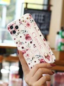 Husă Florală pentru Telefon Cu Suport pentru brățară - Multicolor - Vizualizare 7