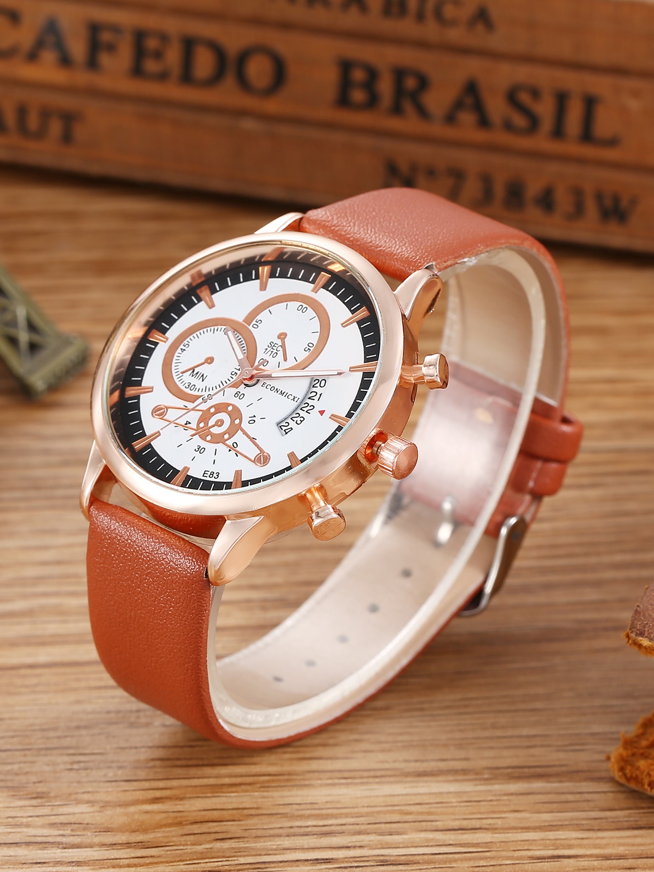 uomo Orologio al quarzo con data quadrante triplo | SHEIN ITALIA