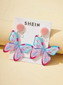 Bông tai thả bướm - Nhiều màu - Xem 4