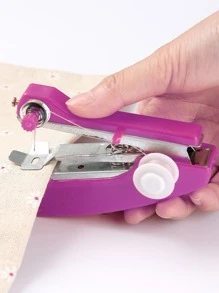 1pc Mini Manual Sewing Machine - Multicolor - View 1