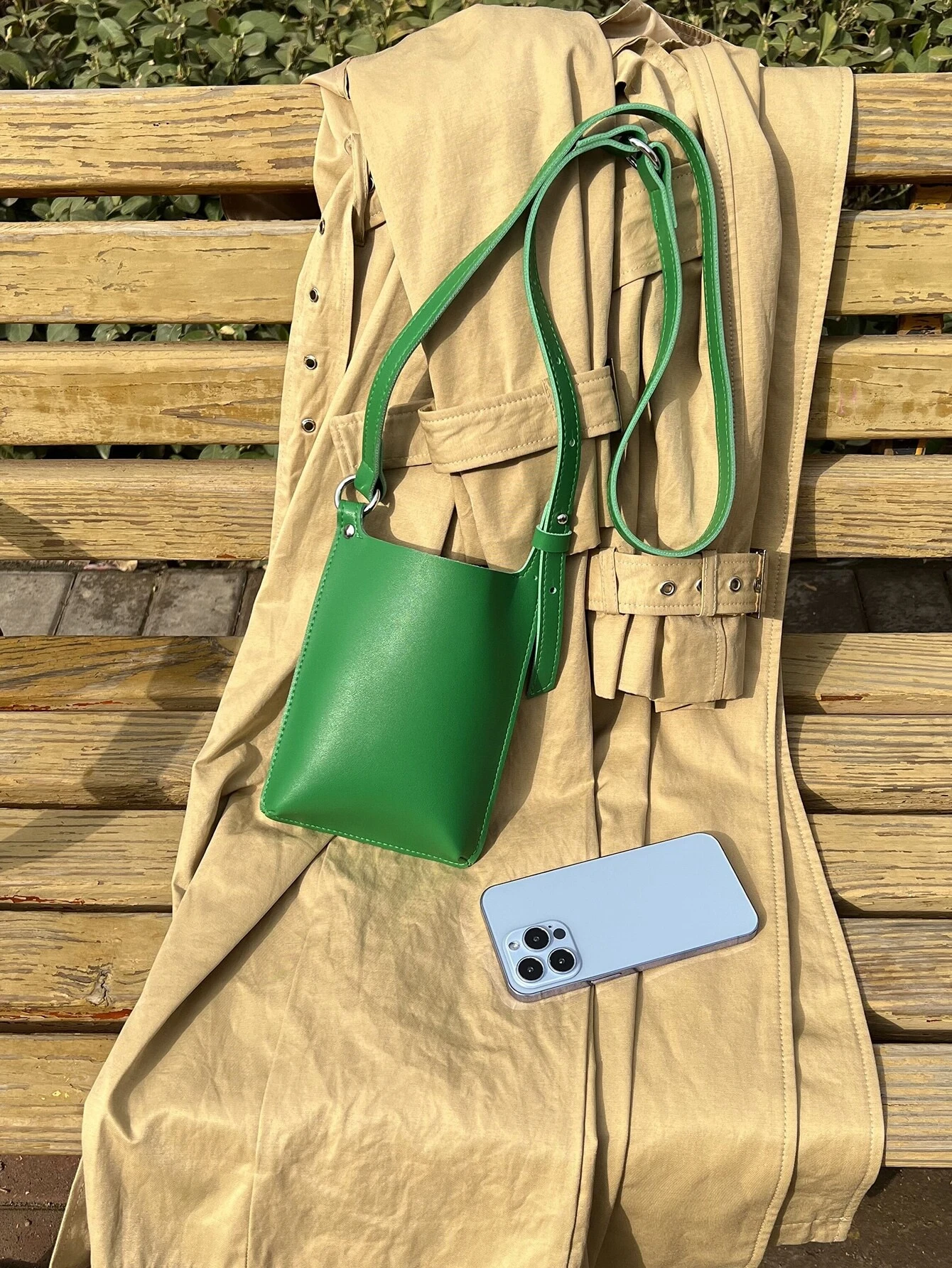 ミニポケット サイド クロスボディーバッグ ミニポケット サイド クロスボディーバッグ