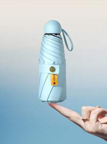 Plain Sunscreen Umbrella - Baby Blue - View 1