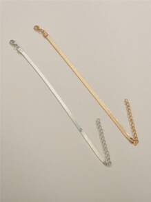 2 chiếc Vòng tay rắn đơn giản - Nhiều màu - Xem 2