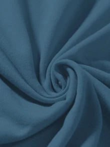 Manfinity 男士宇航員和標語圖案T恤 - 霧霾藍 - 查看 6