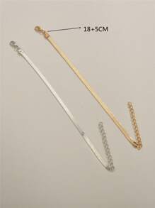 2 chiếc Vòng tay rắn đơn giản - Nhiều màu - Xem 5