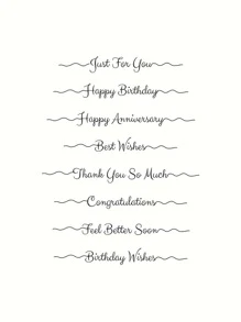 1pc Clear Stamp - Clear - View 3