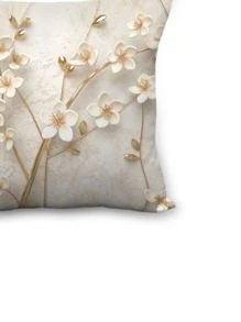 無填充物花卉印花靠墊套家居裝飾現代沙發枕套 - 彩色 - 查看 4
