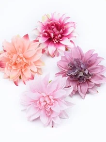 5 cái hỗn hợp màu sắc hoa nhân tạo - Nhiều màu - Xem 4