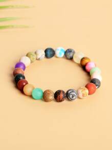 1股石頭釘珠DIY首飾配件 - 彩色 - 查看 1