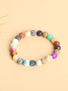 1股石頭釘珠DIY首飾配件 - 彩色 - 查看 2