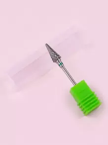 1pc Nail Art Drill Polish Head,Nail Supplies,Nail Tools,Nail Art Tools,Back To School,Nails,Nail Tools For Press On Nails - Grey - View 1