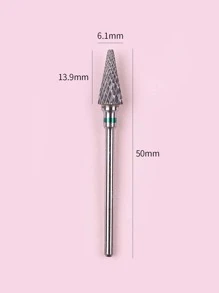 1pc Nail Art Drill Polish Head,Nail Supplies,Nail Tools,Nail Art Tools,Back To School,Nails,Nail Tools For Press On Nails - Grey - View 4