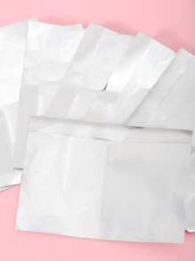 50pcs Aluminum Foil Nail Art Remover Pad Nails Nails Supplies Nail Stuff - Silver - View 2