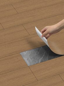 1卷木紋地板貼紙 - 卡其色 - 查看 5