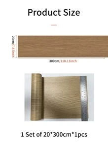 1卷木紋地板貼紙 - 卡其色 - 查看 7