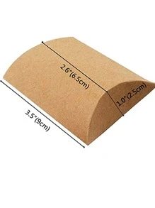 30入組麻繩餅乾包裝盒派對用牛皮紙糖果盒 - 彩色 - 查看 4