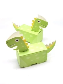 6入組卡通恐龍形糖果包装盒 - 彩色 - 查看 2