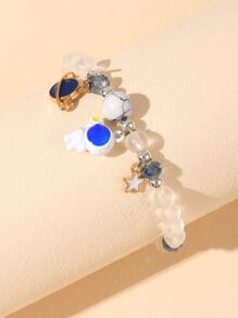 Pulsera con cuenta planeta & astronauta accesorio - Multicolor - Ver 2