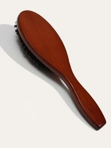 1pc Oval Hair Brush Comb, Hair Brush, Comb, Hair Tools, Hair Products And Accessories For Barber Salon Beauty Travel Essentials,Back To School,Travel Holiday Essentials,Hair Accessories For Women,Brush,Hair Brushes,Edge Brush,Brush Hair,Hair Comb,Comb Hair,Detangling Brush,Ball Brush,Mini Hair Brush,Hair Brush Set,Wooden Comb,Hair Brushcomb,Barber,Hair Tools,Hair Products,Hair Accessories,Brush,Slick Back Brush,Hair Care,Hair Brushes,Brush Hair,Hair Comb,Barber Accessories,Comb Hair,Curly Hair Brush,Travel,Hair Stuff,Detangling Brush,Ball Brush,Mini Hair Brush,Hair Accessories,Curly Hair Products,Hairdressing Equipment,Accessories,Christmas,Barbershop,Barber Accessories, Hair Accessories, Hairdressing,Wooden Comb,Hair Brush For Women,Hair,Travel,Hair Products,Hair Tools,Hair Stuff,Barber,Barber Accessories,Barbershop,Hairdressing Equipment - Chocolate Brown - View 2