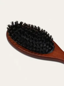 1pc Oval Hair Brush Comb, Hair Brush, Comb, Hair Tools, Hair Products And Accessories For Barber Salon Beauty Travel Essentials,Back To School,Travel Holiday Essentials,Hair Accessories For Women,Brush,Hair Brushes,Edge Brush,Brush Hair,Hair Comb,Comb Hair,Detangling Brush,Ball Brush,Mini Hair Brush,Hair Brush Set,Wooden Comb,Hair Brushcomb,Barber,Hair Tools,Hair Products,Hair Accessories,Brush,Slick Back Brush,Hair Care,Hair Brushes,Brush Hair,Hair Comb,Barber Accessories,Comb Hair,Curly Hair Brush,Travel,Hair Stuff,Detangling Brush,Ball Brush,Mini Hair Brush,Hair Accessories,Curly Hair Products,Hairdressing Equipment,Accessories,Christmas,Barbershop,Barber Accessories, Hair Accessories, Hairdressing,Wooden Comb,Hair Brush For Women,Hair,Travel,Hair Products,Hair Tools,Hair Stuff,Barber,Barber Accessories,Barbershop,Hairdressing Equipment - Chocolate Brown - View 4