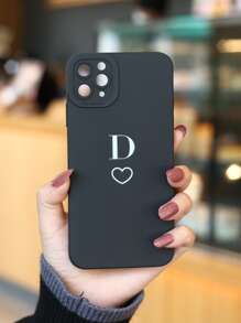 Hộp đựng điện thoại hình chữ cái - Đen và trắng - Xem 1