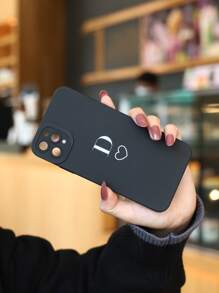 Hộp đựng điện thoại hình chữ cái - Đen và trắng - Xem 3