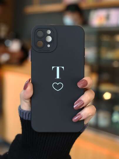 Letter Graphic Phone Case