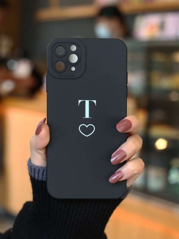 Letter Graphic Phone Case