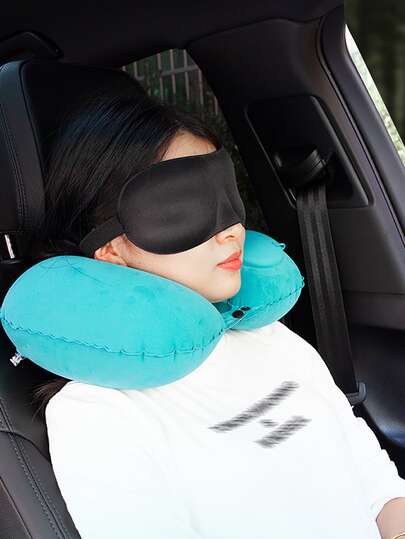 1 pieza Almohada simple inflamable de viaje
