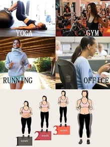 Sports Outdoor Latex Solid Abdominal Binder Shapewear Waist Trainer Corset - Black - View 7